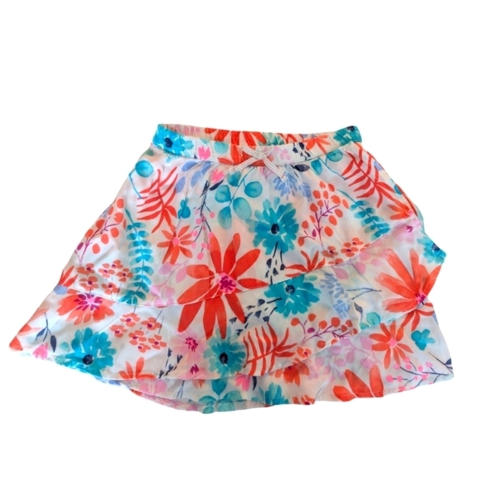 Sonoma Floral Print Girl Casual Summer Skort Size 6X